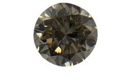 SVETLOHNEDÝ diamant 2,6 mm SI/I