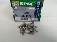 Spax skrutky 4x25 1000ks WIROX 4CUT TX Z2 Spax skrutky 4x25 1000ks WIROX 4CUT TX Z2