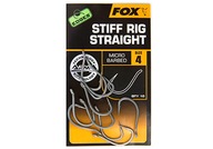 FOX Edges Stiff Rig Straight Hooks veľ. 6 FOX Edges Stiff Rig Straight Hooks veľ. 6