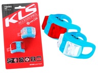Sada osvetlenia na bicykel KELLYS TWINS BLUE Sada osvetlenia na bicykel KELLYS TWINS BLUE