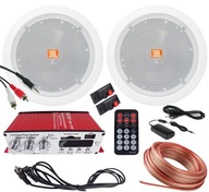 JBL STROPNÝ ZVUKOVÝ SYSTÉM 13cm ZOSILŇOVAČ JBL STROPNÝ ZVUKOVÝ SYSTÉM 13cm ZOSILŇOVAČ