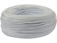 LGY flexibilný lankový kábel 0,75mm2 biely 100m
