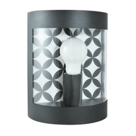 Lampa Fasádne svietidlo Čierne záhradné nástenné svietidlo