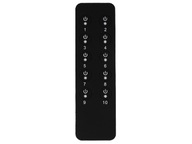 Čierny SR-2802 10-zónový LED rádiový diaľkový ovládač Čierny SR-2802 10-zónový LED rádiový diaľkový ovládač