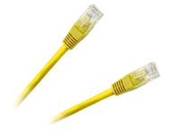KÁBEL UTP RJ45 kábel krútený pár cat.6e 1,5m žltý