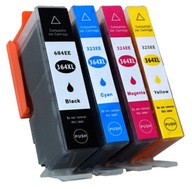 4x PRE HP 364xl B110a 3070A D5460 C5380 5520 +čip. 4x PRE HP 364xl B110a 3070A D5460 C5380 5520 +čip.