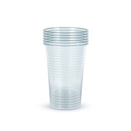 POHÁRKY TRANSPARENTNÉ PLASTOVÉ 0,2 L 100 KS. POHÁRKY TRANSPARENTNÉ PLASTOVÉ 0,2 L 100 KS.
