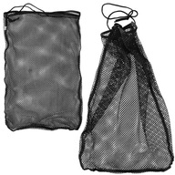 Turistická sieťovaná taška na pranie spodnej bielizne, ČIERNA