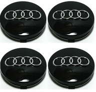 Sada 4 ks ráfikov AUDI Logo Black 60MM Sada 4 ks ráfikov AUDI Logo Black 60MM