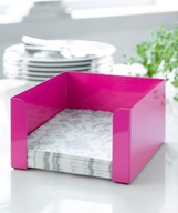 Držiak na obrúsky 17x17x8cm Ružový Premium Steel-Function Držiak na obrúsky 17x17x8cm Ružový Premium Steel-Function