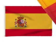 Španielska vlajka 150x90 cm Španielske vlajky Odolné na stožiari STRONG PREMIUM