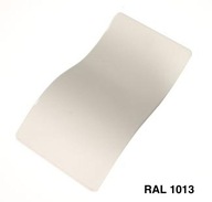 Polyesterová farba RAL 1013, farba ustrice, lesklá