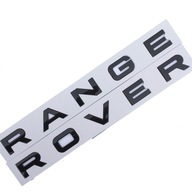 Nápis emblému RANGE ROVER Odznak čierny lesk Nápis emblému RANGE ROVER Odznak čierny lesk