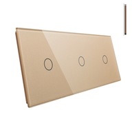 LIVOLO PANEL 3 MODULY 1+1+1 PRE DOTYKOVÉ VYPÍNAČE S LIVOLO PANEL 3 MODULY 1+1+1 PRE DOTYKOVÉ VYPÍNAČE S