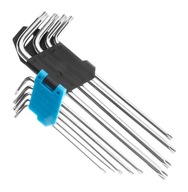 Kľúče TORX, dlhé, 9 ks T10-T50 CORONA C6615 Kľúče TORX, dlhé, 9 ks T10-T50 CORONA C6615