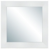 Zrkadlo v ráme 70x70 biela wenge čierna wenge mix
