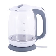 Elektrická kanvica 1,7L sklenená LED bielo-šedá Elektrická kanvica 1,7L sklenená LED bielo-šedá