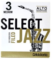D \ 'Addario RICO Select Jazz saxofón alt jazýčkový ASX 3M