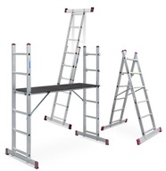 Rebrík, plošina, hliníkové lešenie KRAUSE 2x6