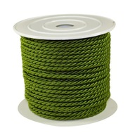 Splietaná šnúrka, 3,2 mm OLIVOVÁ, 25 m ROLKA Splietaná šnúrka, 3,2 mm OLIVOVÁ, 25 m ROLKA