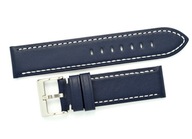 Univerzálny kožený remienok na hodinky 22MM BLUE Univerzálny kožený remienok na hodinky 22MM BLUE