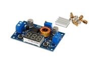 5A napájací zdroj XL4015 ako LM2596S 1,5-36V voltmeter