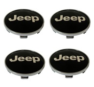 Stredové krytky JEEP strieborné 60 mm Stredové krytky JEEP strieborné 60 mm