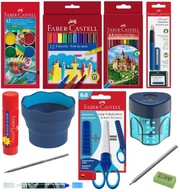 FABER-CASTELL Školská výbavička 13 prvkov + ZDARMA FABER-CASTELL Školská výbavička 13 prvkov + ZDARMA