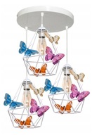 VEĽKÉ závesné svietidlo BUTTERFLY 3 WHITE - môže byť LED VEĽKÉ závesné svietidlo BUTTERFLY 3 WHITE - môže byť LED