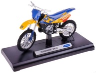 HUSQVARNA CR125 MODEL METAL WELLY MOTOR 1:18 HUSQVARNA CR125 MODEL METAL WELLY MOTOR 1:18