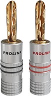 Banánový konektor pre reproduktorový kábel Prolink TBC052 Banánový konektor pre reproduktorový kábel Prolink TBC052