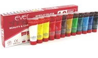 Sada 12 ks akrylových farieb v 22 ml tube Sada 12 ks akrylových farieb v 22 ml tube