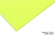 Kydex Safety Yellow - 150x200mm tl. 2,4 mm