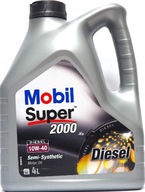 Mobil Super 2000 X1 Diesel 10W40 Pack 4 l