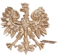 Polish Eagle Poland 20 cm.mosadz / patina
