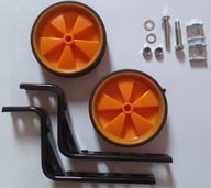 Nastaviteľné bočné kolesá, oranžové 12-16″, 35501