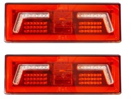 Zadné LED svetlo na TIR odťahovku neón 12/24 set