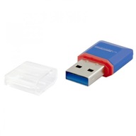 Čítačka kariet MICRO SD USB modrá_________EA134B