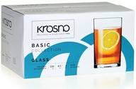 Jednoduché poháre na čaj KROSNO Basic 250ml 6 ks Jednoduché poháre na čaj KROSNO Basic 250ml 6 ks