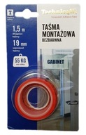 Obojstranná priehľadná páska 19 mm x 1,5 m Technicoll Obojstranná priehľadná páska 19 mm x 1,5 m Technicoll