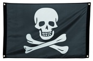 Banner Pirátska vlajka Piráti veľký 60x90cm 74162 Banner Pirátska vlajka Piráti veľký 60x90cm 74162