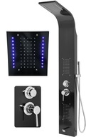 SPRCHOVÝ PANEL NEREZ HYDROMASÁŽ ČIERNA SPRCHOVÝ PANEL NEREZ HYDROMASÁŽ ČIERNA
