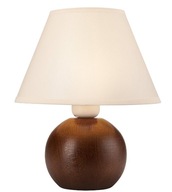 ORECHOVÁ DREVENÁ GUĽOVÁ STOLNÁ LAMPA S tienidlom ORECHOVÁ DREVENÁ GUĽOVÁ STOLNÁ LAMPA S tienidlom