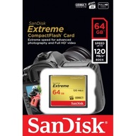 Pamäťová karta SANDISK Extreme CF 64GB Compact Flash 120/85 MB/s UDMA7