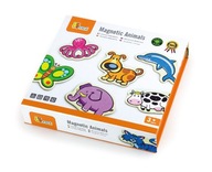 Magnety Viga ZVIERATÁ slon lev pes DREVENÁ ZOO Magnety Viga ZVIERATÁ slon lev pes DREVENÁ ZOO