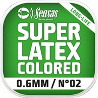Tlmič otrasov SENSAS, SUPER LATEX FAREBNÁ GUMA 1,4mm