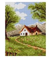 Krížiková súprava Ariadna plátno + niť + ihly 15x20cm leto 2001 Krížiková súprava Ariadna plátno + niť + ihly 15x20cm leto 2001