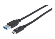 USB C-A M/M KÁBEL 1,0m USB3.1 SuperSpeed+ čierny USB C-A M/M KÁBEL 1,0m USB3.1 SuperSpeed+ čierny