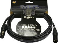 KLOTZ M5 Cannon HI-END XLR mikrofónový kábel 3m