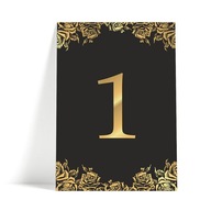 Čísla stolov PREMIUM SVADOBNÉ Sada 10 kusov 1-10 Čísla stolov PREMIUM SVADOBNÉ Sada 10 kusov 1-10